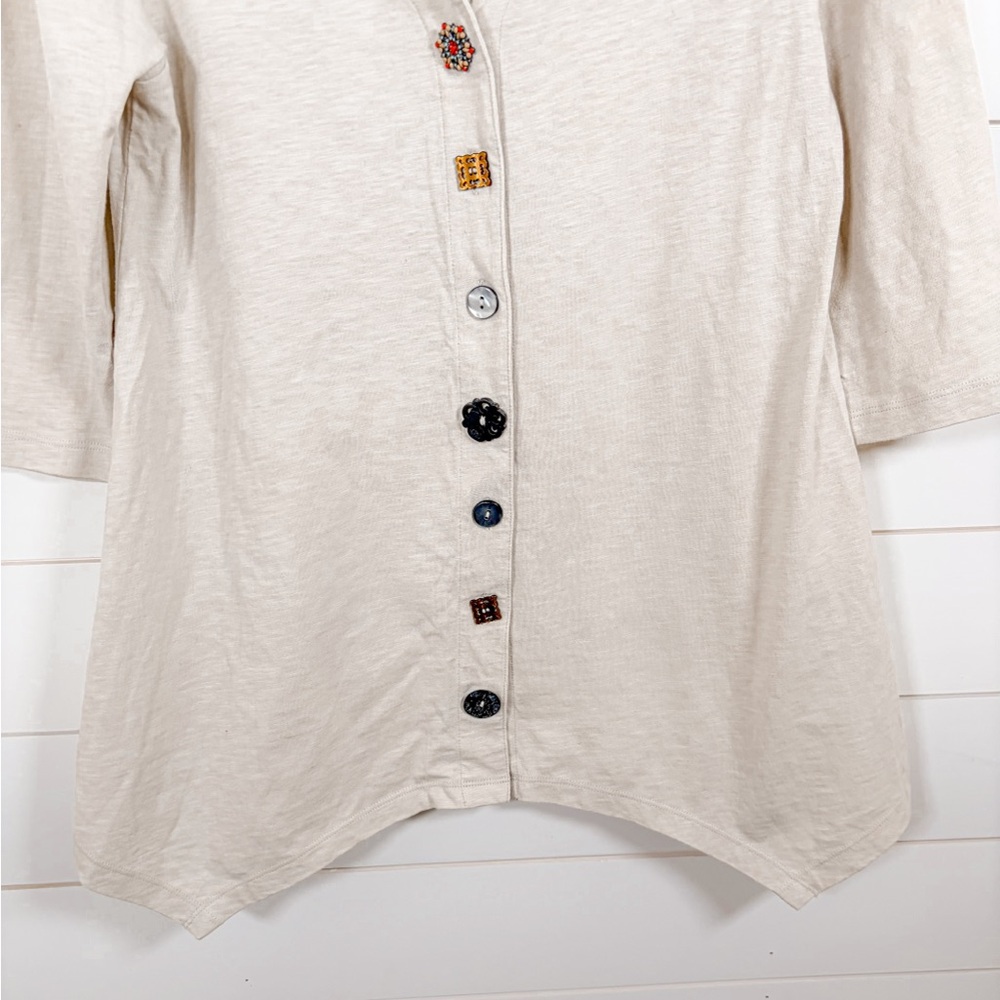 Soft Surroundings Danielle Button Down asymmetric… - image 8